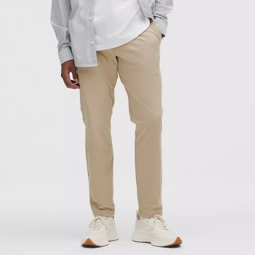 Lululemon Men's ABC Slim-Fit Trouser 32" *Warpstreme - Khaki Brown